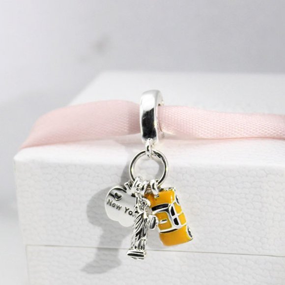Pandora Symbols of New York City Dangle Charm - Picture 1 of 8